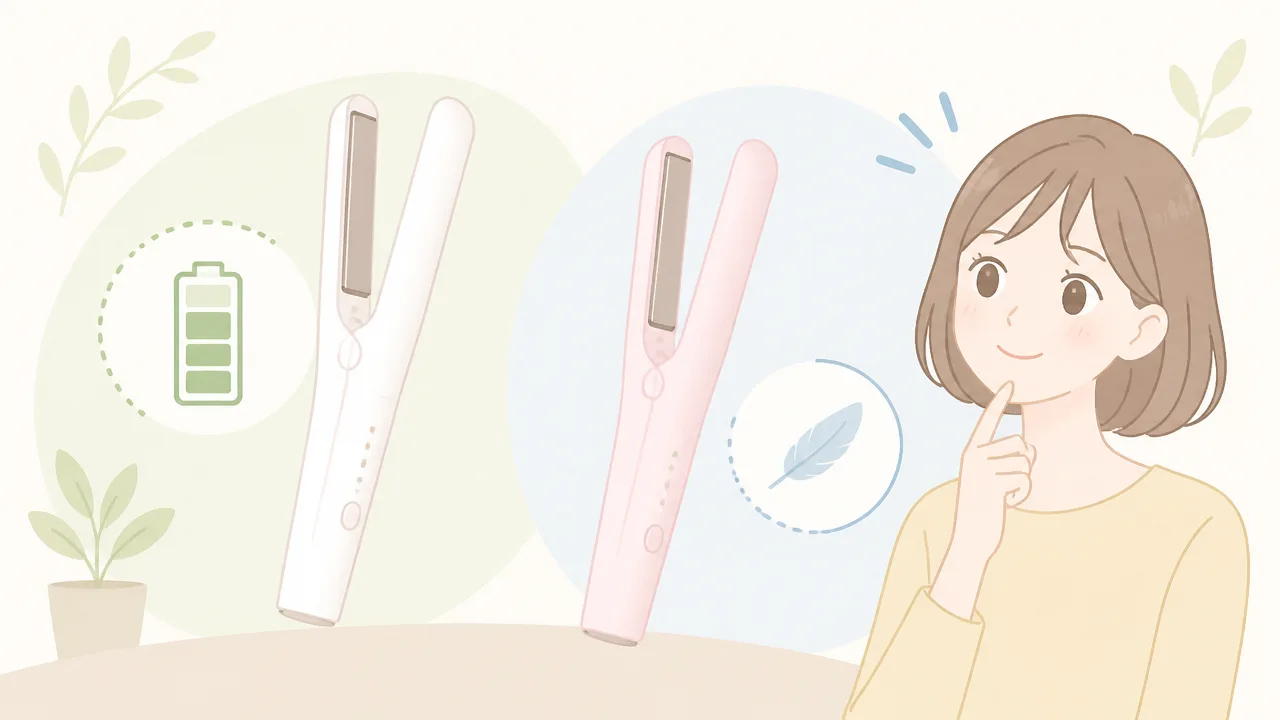 コイズミのヘアアイロンは充電持ち何分？前髪のお直しに使えるか解説