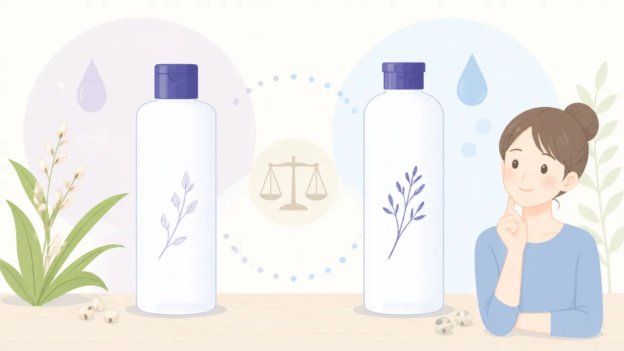 ハトムギ化粧水、麗白とナチュリエの違いは?特徴と選び方を比較